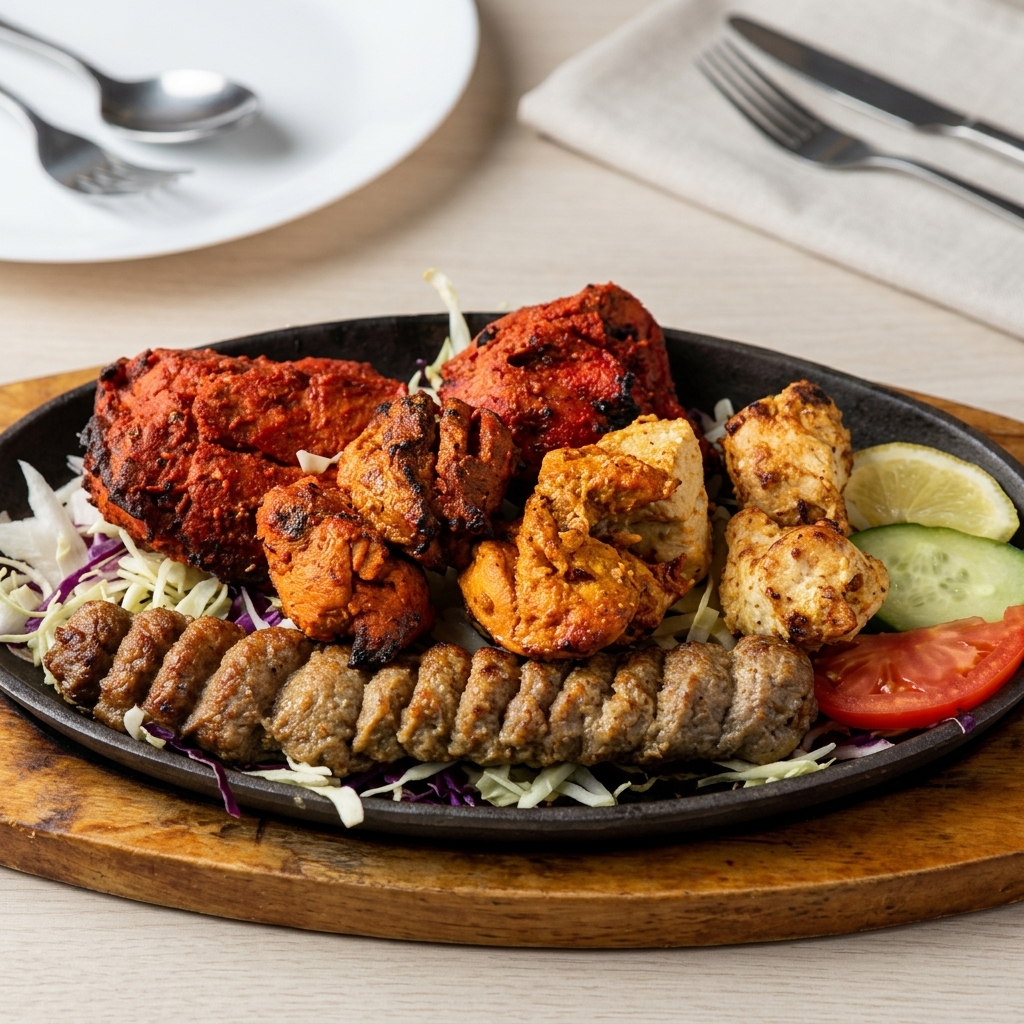 Tandoori Mix Plate — Red Chilli Indian Restaurant Corfu
